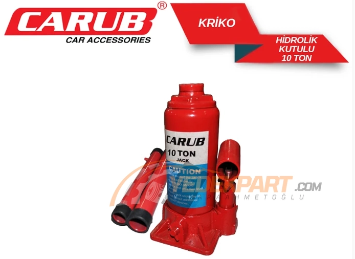 KRİKO 10 TON  ŞİŞE TİP HİDROLİK CE BELGELİ KUTU